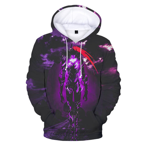 Image of Anime Solo Leveling Sung Jin Woo 3D Printed Hoodies Sweatshirts