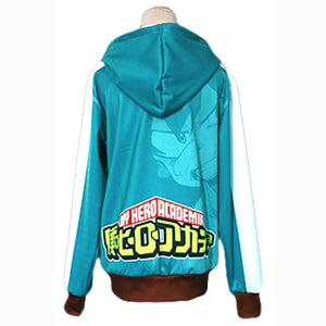 Unsiex Anime Boku No Hero My Hero Academia Midoriya Izuku Cosplay Jacket Costume Sweater