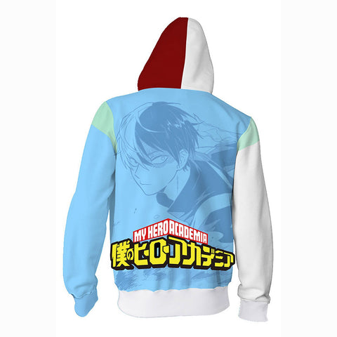 Image of Anime My Hero Academia Hoodie Boku no Hero Academia Shoto Todoroki Sweatshirt Fleeces