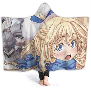 Anime Food Wars Shokugeki No Soma Flannel Hooded Blanket Cloak