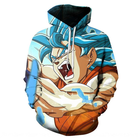 Image of 3D Digital Printed Dragon Ball Hoodie