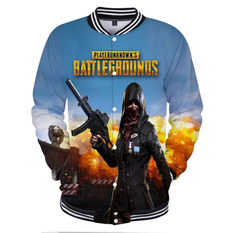 Image of Game PUBG 3D Printed Sweatshirt - Playerunknown's Battlegrounds Hoodie