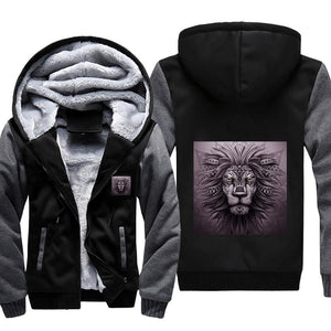 Zion Lion Fleece Jackets - Lion Winter Fleece Jacket