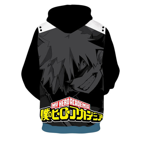 Image of My Hero Academia Classic Zip Up 3D Hoodie Jacket Sweatshirt
