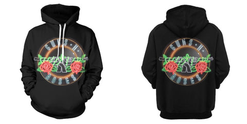 Image of New Music Hoodies—— Shiny Guns N' Roses Unisex 3D Print Hoodies