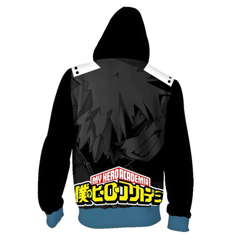 Image of My Hero Academia Classic Zip Up 3D Hoodie Jacket Sweatshirt