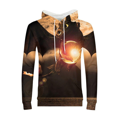 Image of How To Train Your Dragon Hoodie - Long Sleeve Sweatshirt Pullovers