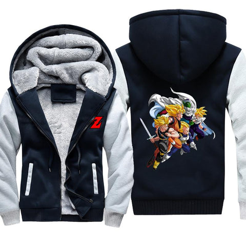 Image of Dragon Ball Z  Fleece Jackets - Warriors Jackets