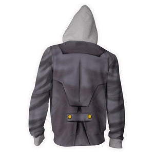 Borderlands 3D Print Hooded Pullover Sweatshirt - Unisex Casual Zipper Up Hoodie