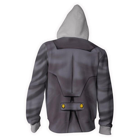 Image of Borderlands 3D Print Hooded Pullover Sweatshirt - Unisex Casual Zipper Up Hoodie