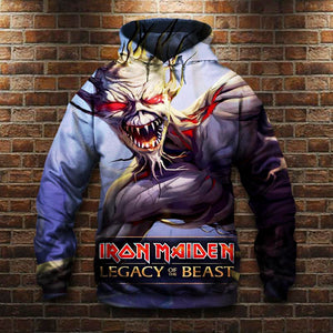 Iron Maiden Hoodie - 3D Print Sweatshrit