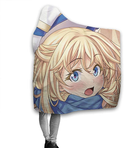 Image of Anime Food Wars Shokugeki No Soma Flannel Hooded Blanket Cloak