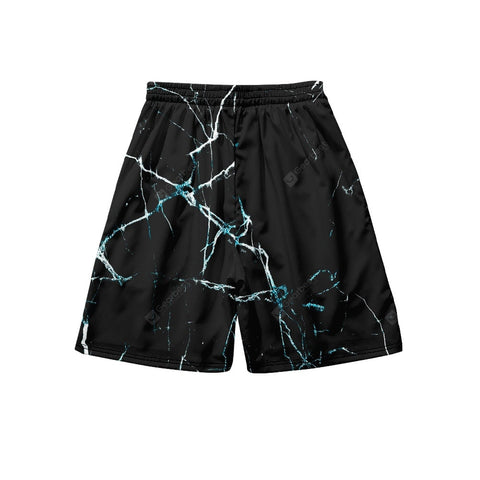 Image of Men's Casual Harajuku Japan Style Printed Beach Shorts