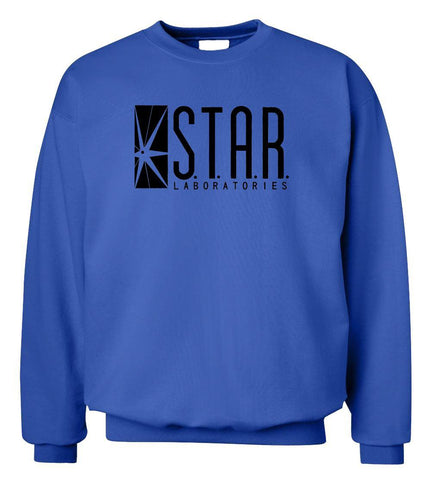 Image of STAR Sweatshirts - STAR Sweatshirts Series Men's Sweatshirt Super Cool Black Icon Sweatshirt