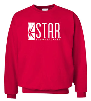 STAR Sweatshirts - STAR Sweatshirts Series Men's Sweatshirt Super Cool White Icon Sweatshirt