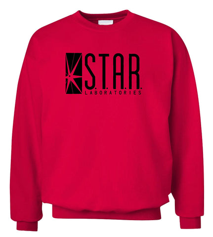 Image of STAR Sweatshirts - STAR Sweatshirts Series Men's Sweatshirt Super Cool Black Icon Sweatshirt