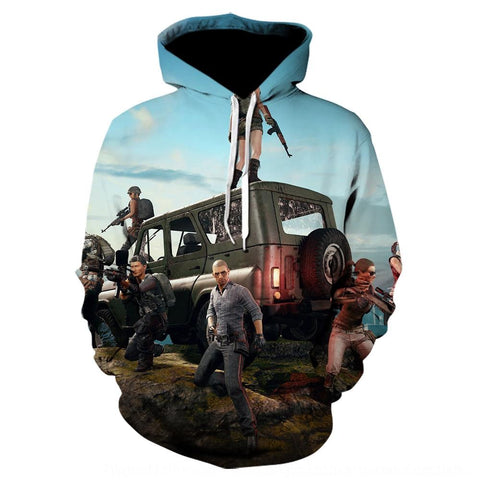 Image of PUBG 3D Digital Printing Hoodie Pullover