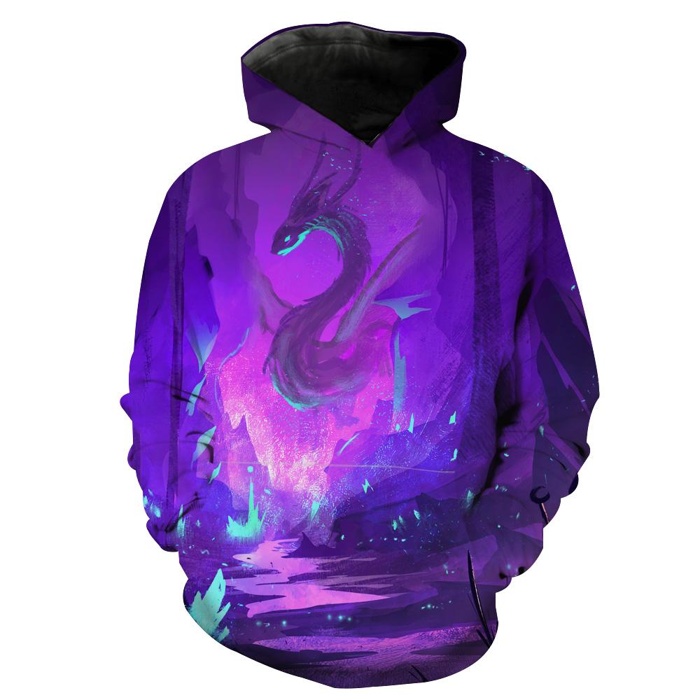 Purple hot sale dragon hoodie