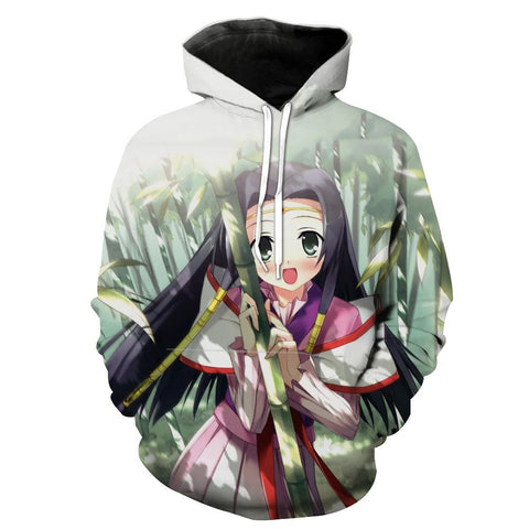 Image of Sword Art Online Watch Hoodies - Pullover Bamboo Grey Hoodie