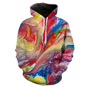 Colorful Paint Hoodies - Colorful Pullover Hoodie