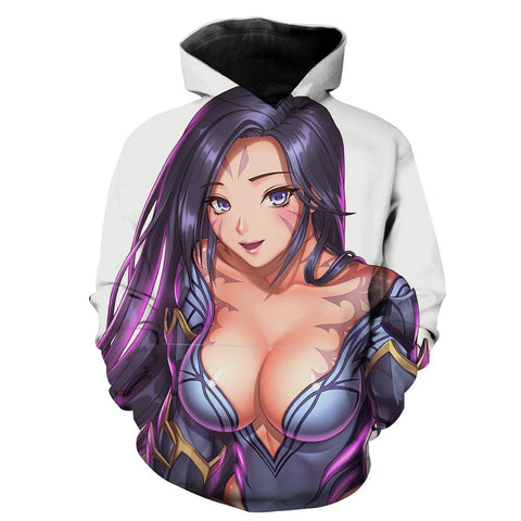 Image of Sexy Skin Kaisa Hoodie - League of Legends Kaisa Clothes