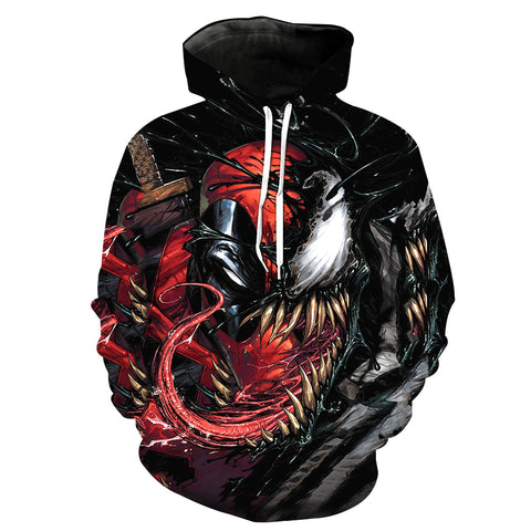 Image of Spiderman Hoodies - Venom Spiderman Series Super hero Icon 3D Hoodie