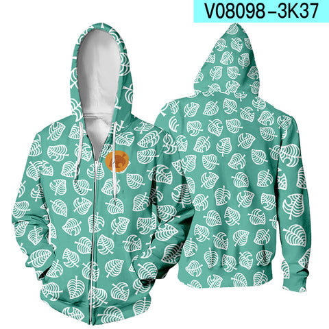 Image of 3D Game Animal Crossing Hoodie Sweatshirts