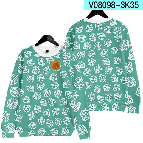 Image of 3D Game Animal Crossing Hoodie Sweatshirts