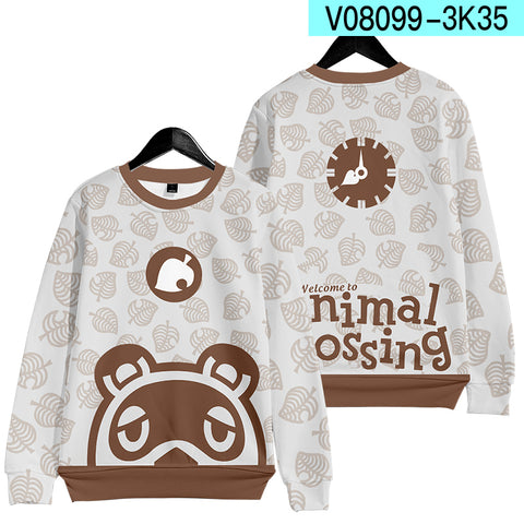 Image of 3D Game Animal Crossing Sweatshirts Pullover