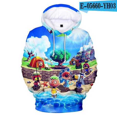 Image of Animal Crossing Hoodie Sweatshirt Pullover