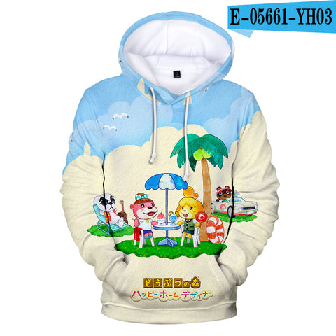 Image of Animal Crossing Hoodie Sweatshirt Pullover