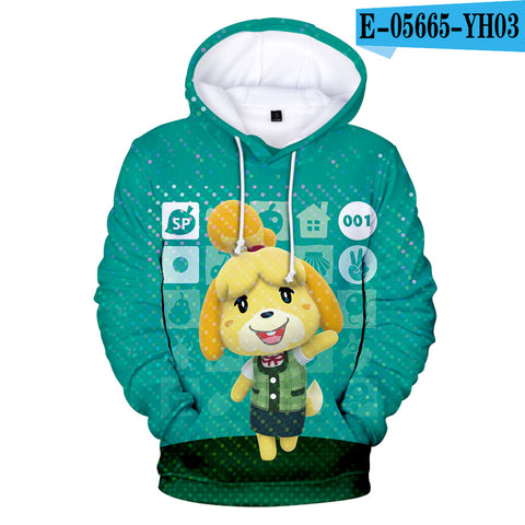 Image of Animal Crossing Hoodie Sweatshirt Pullover