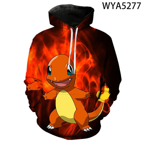 Image of Pokemon 3D Printed Hoodies Sweatshirts Pullover