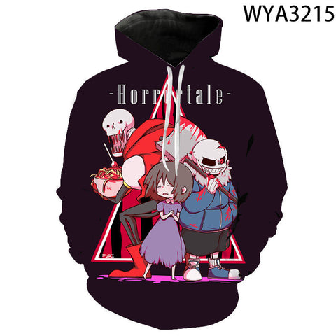 Image of 3D Printed Undertale Hooded Pullovers Sweatshirts Hoodies