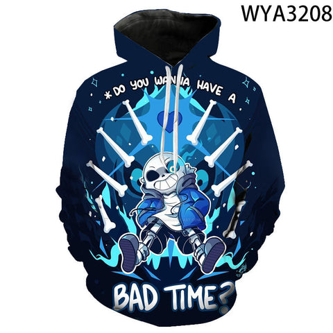 Image of 3D Printed Undertale Hooded Pullovers Sweatshirts Hoodies