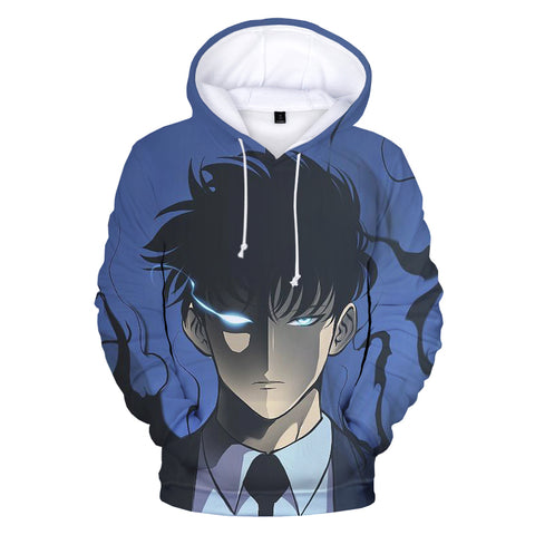 Image of Anime Solo Leveling Sung Jin Woo 3D Printed Hoodies Sweatshirts