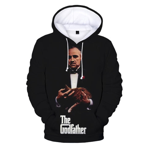 Image of Movie The Godfather 3D Printed Hoodie - Streetwear Pullover Sweatshirts