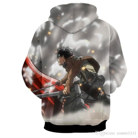 Image of Attack on Titan Hoodie - Anime Hooded Pullover