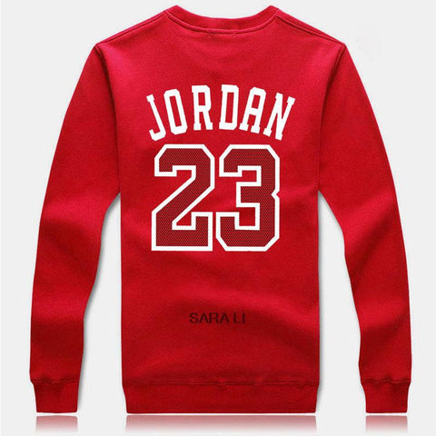 Image of Basketball Sweatshirts - Basketball Sweatshirt Series 23 JORDAN Icon Fleece Sweatshirt