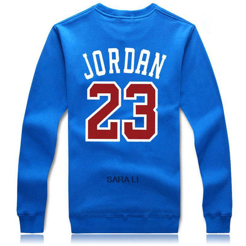 Image of Basketball Sweatshirts - Basketball Sweatshirt Series 23 JORDAN Icon Fleece Sweatshirt