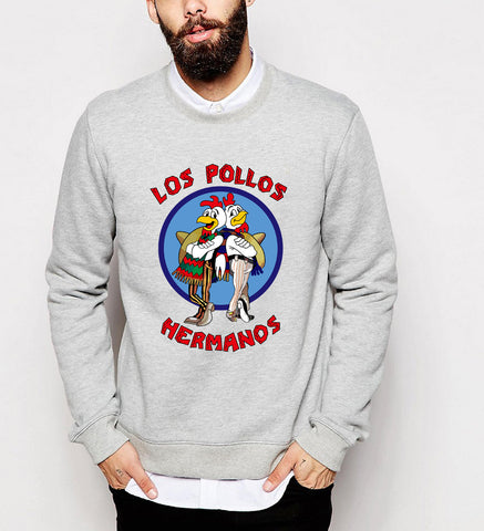 Image of Men's Sweatshirts - Men's Sweatshirt Series Los Pollos Icon Fleece Sweatshirt