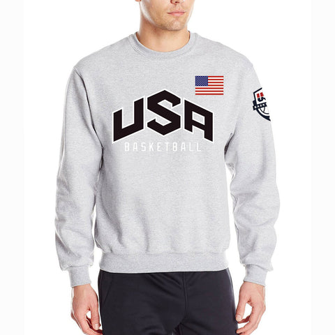 Image of Men's Sweatshirts - Men's Sweatshirt Series USA Icon Fashion Fleece Sweatshirt
