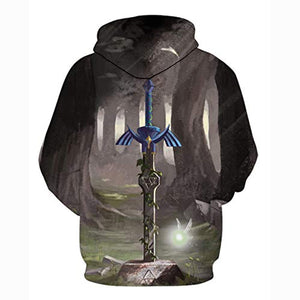 The Legend of Zelda Hoodie - 3D Print Hooded Pullover