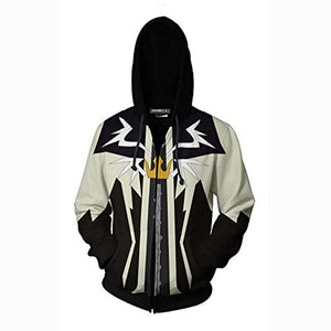 Kingdom Hearts Hooded Coat - 3D Print Zipper Gaming Hoodie