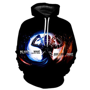 Unisex Sword Art Online SAO Anime 3D Print Pullover Hoodie