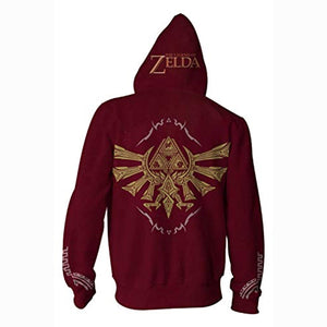 The Legend of Zelda Hoodie - 3D Print Hooded Zip Up Sweatshirt