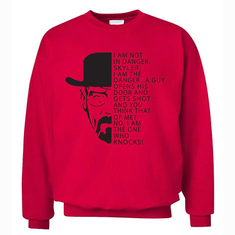 Image of Breaking Bad Sweatshirts - Breaking Bad Sweatshirt Series Men's Sweatshirt Heisenberg Black Icon Fleece Sweatshirt