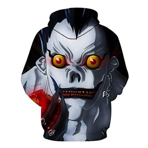 Anime Death Note Hoodie - 3D Print Pullover Hoodie