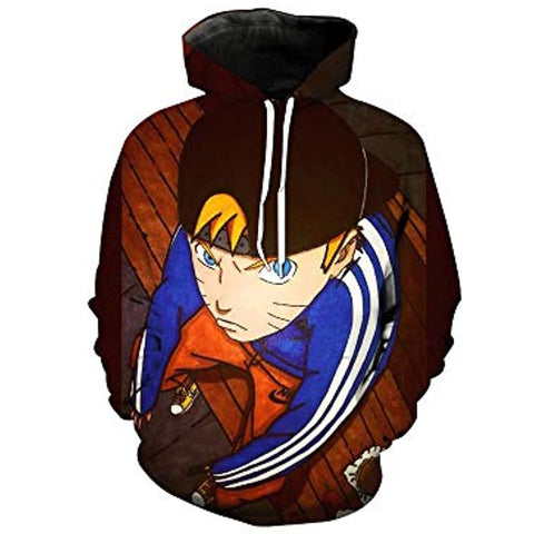 Image of Naruto Hooded Pullover Anime Naruto Hoodie