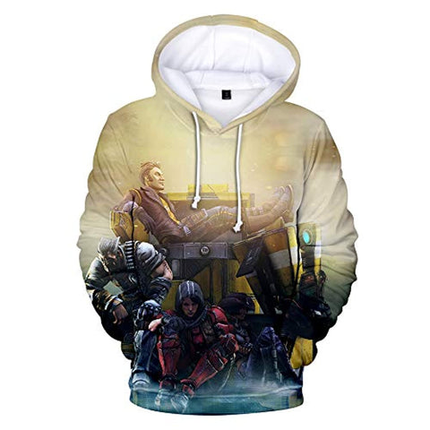 Image of Borderlands 3D Printed Hoodies Pullover Sweatshirt